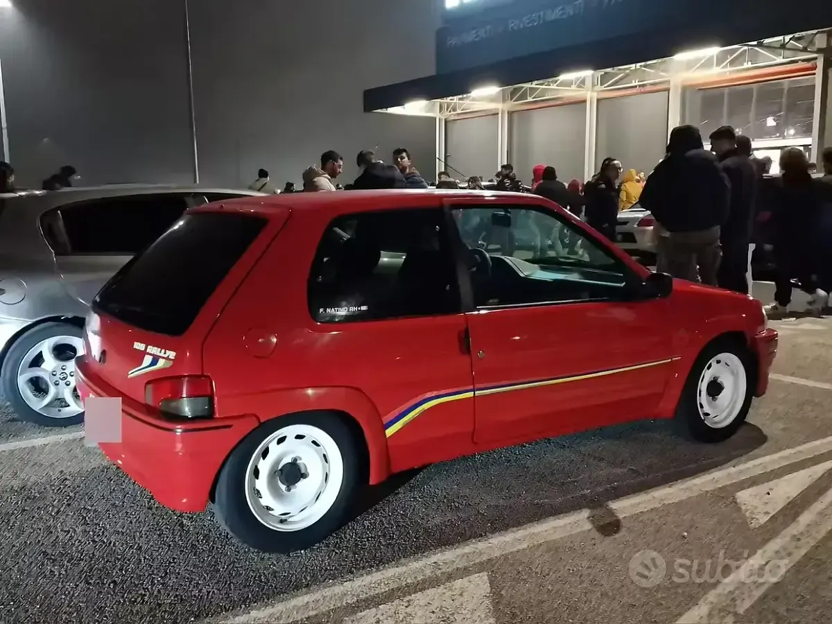 Usata Peugeot 106 98 CV (72 kW) 1996 Rosso Utilitaria