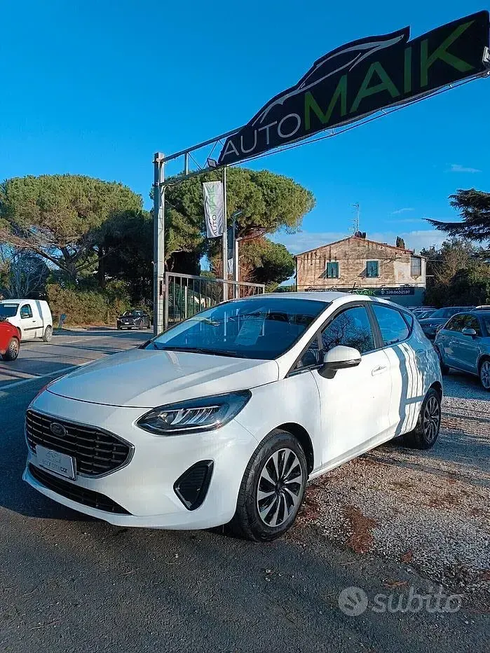 Usata Ford Fiesta 75 CV (55 kW) 2022 Bianco Utilitaria