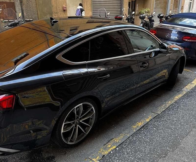 Usata Audi A5 Sportback S-Line 163 CV (119 kW) 2022 Nero Utilitaria