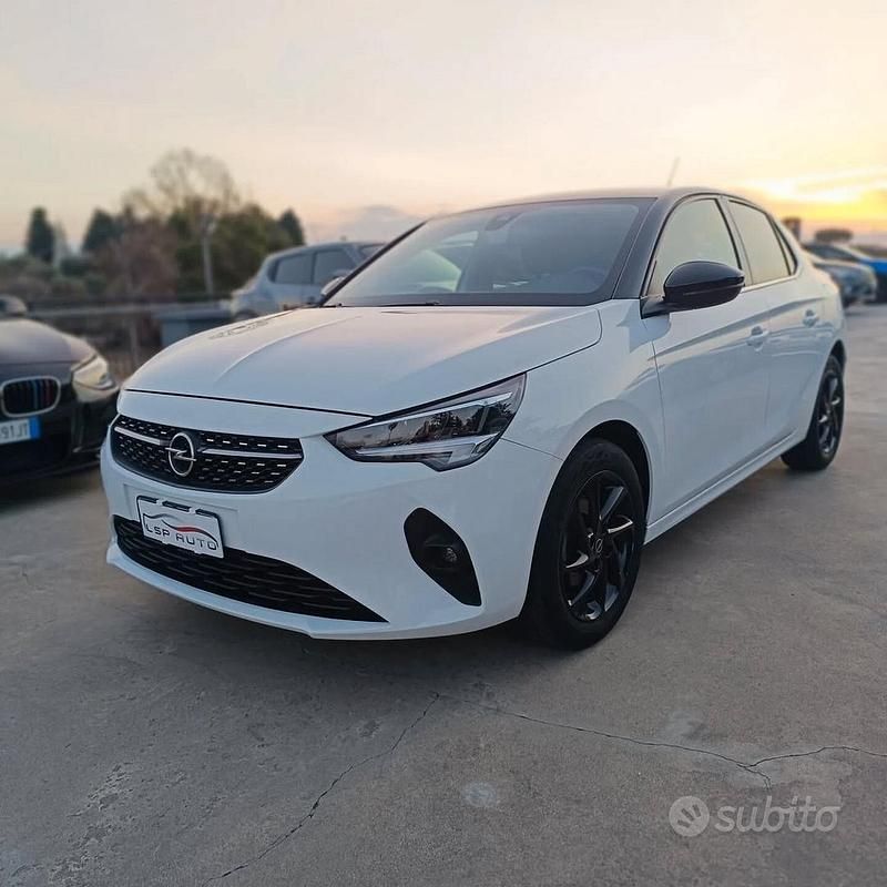 Usata Opel Corsa Elegance 75 CV (55 kW) 2020 Bianco Berlina