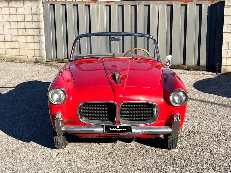 Usata Fiat 1100 1956 Rosso Cabrio