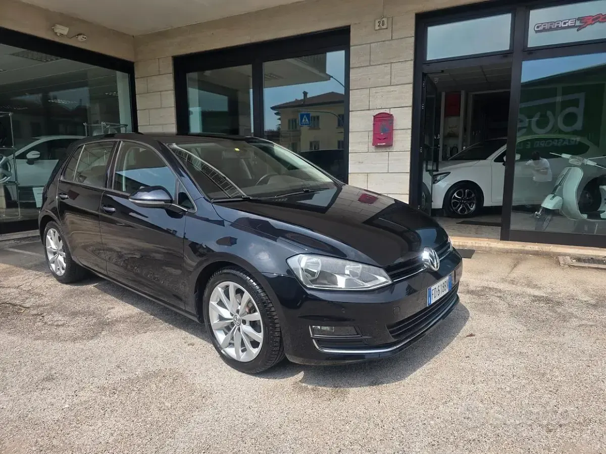 Usata VW Golf VII Highline 110 CV (80 kW) 2016 Nero Berlina