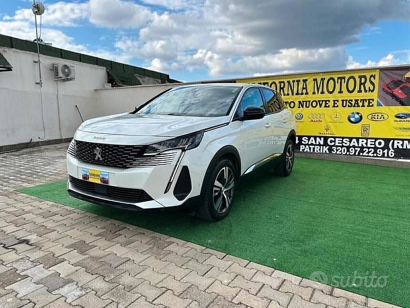 Bianco Usata 2022 Peugeot 3008 Allure SUV | 17.800 € (Super prezzo) - Immagine 1/4