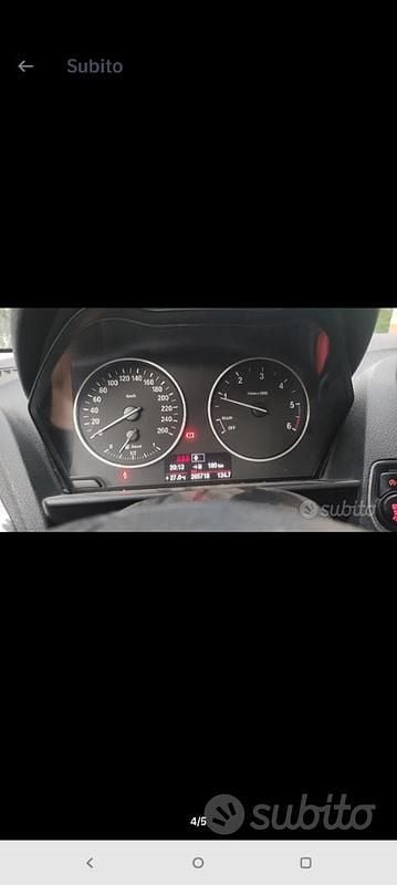Usata BMW 116 116 CV (85 kW) 2012 Nero Utilitaria