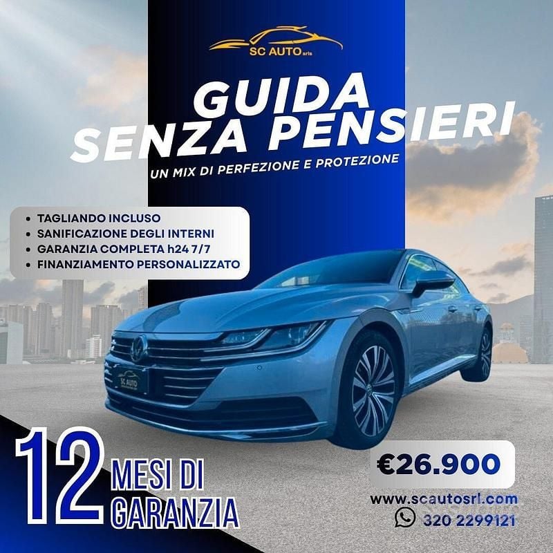Usata VW Arteon Sport 190 CV (139 kW) 2019 Grigio Utilitaria