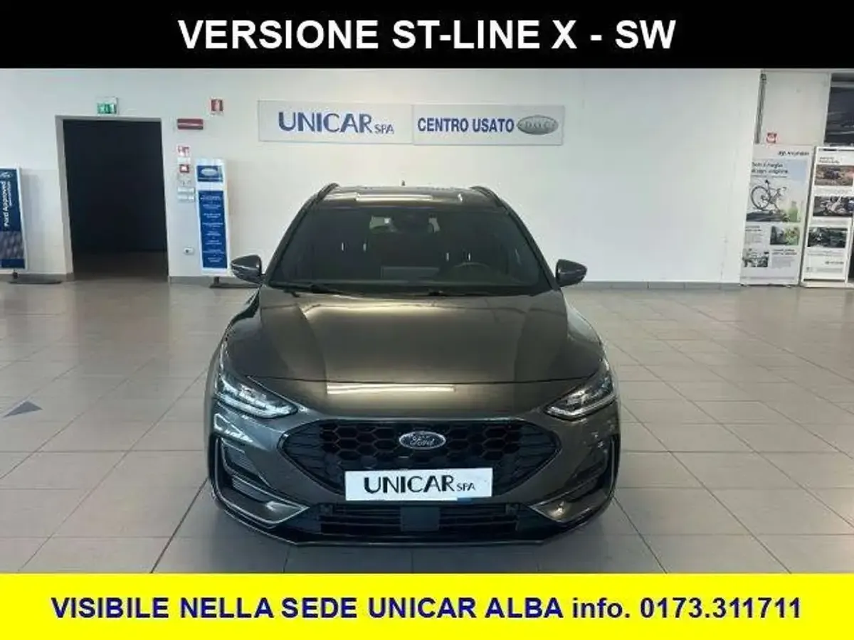 Usata Ford Focus ST-Line X 125 CV (91 kW) 2022 Magnetic grey Station wagon