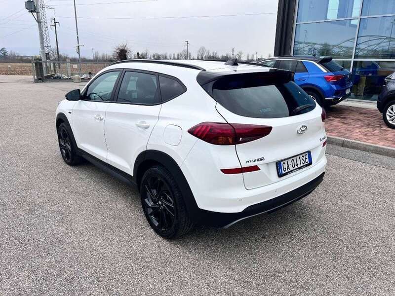 Usata Hyundai Tucson N Line 136 CV (100 kW) 2020 Bianco SUV