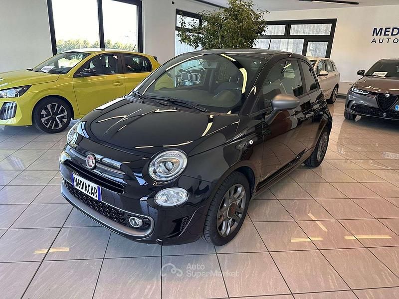 Usata Fiat 500 Sport 69 CV (50 kW) 2018 Nero Utilitaria