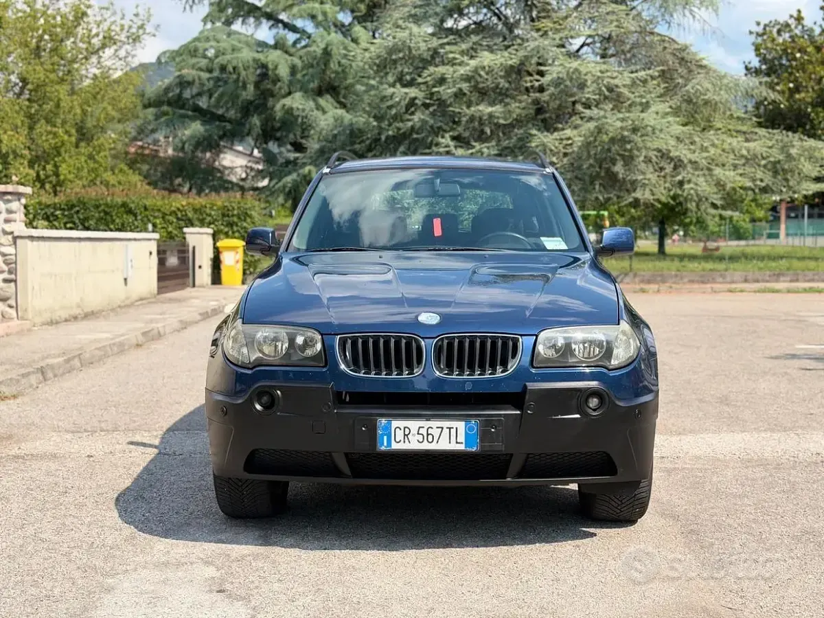 Usata BMW X3 150 CV (110 kW) 2005 Blu SUV