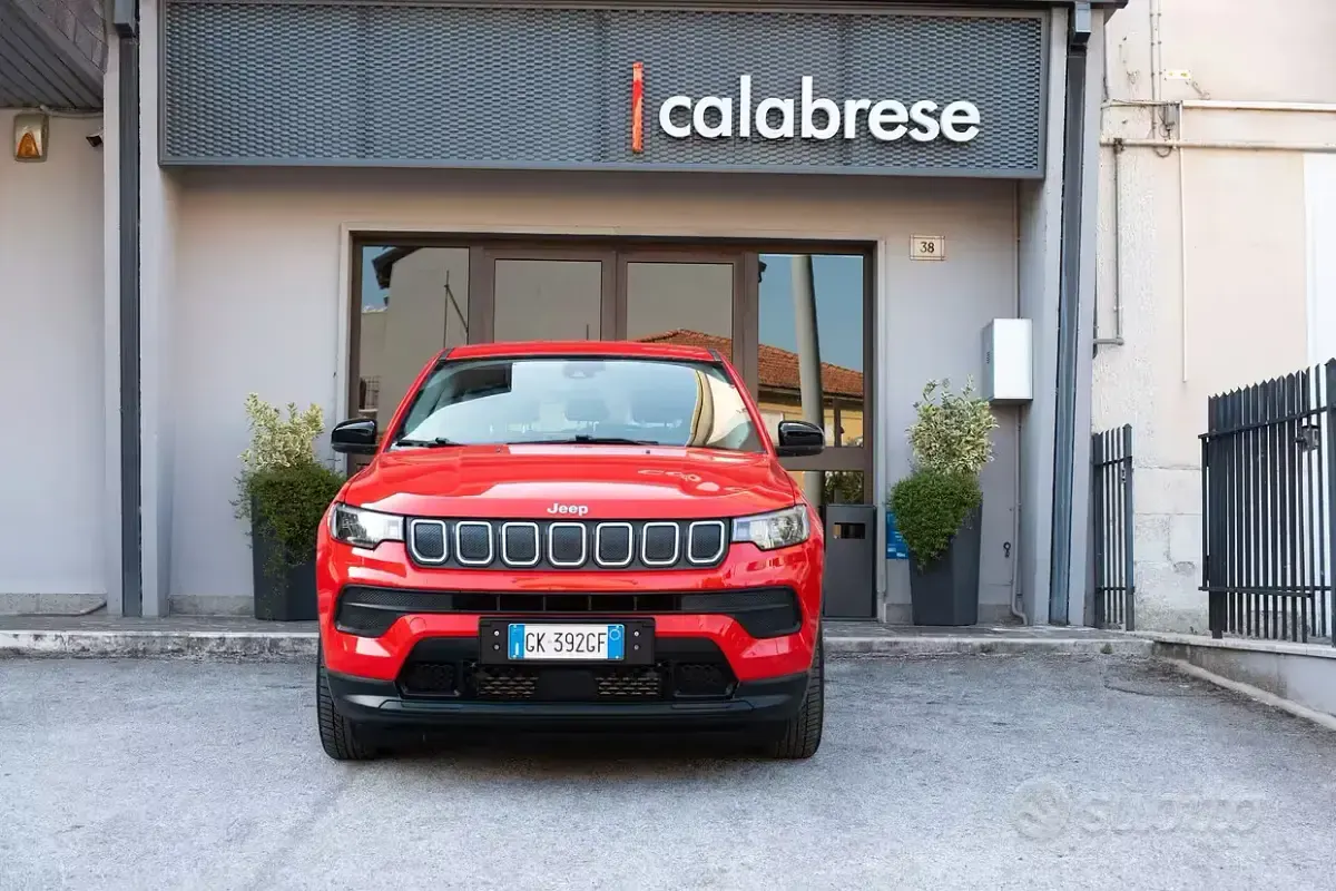 Usata Jeep Compass Longitude 131 CV (96 kW) 2022 Rosso SUV