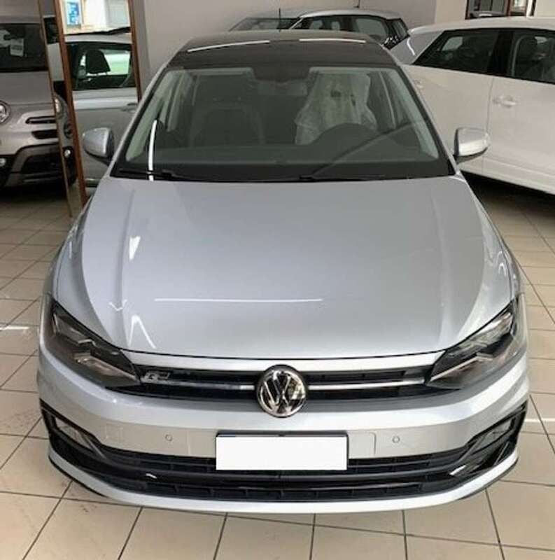 Usata VW Polo R-line 95 CV (69 kW) 2018 Grigio Berlina