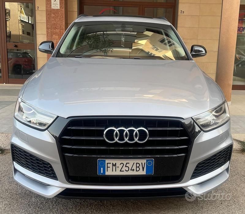 Usata Audi Q3 Competition 150 CV (110 kW) 2017 Argento SUV