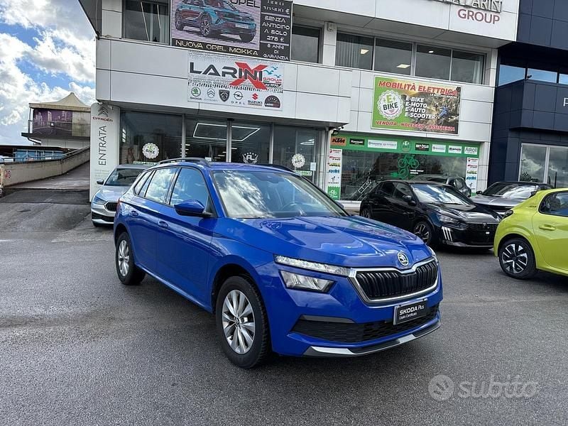 Blu Usata 2022 Skoda Kamiq Ambition SUV | 16.480 € (Buon prezzo) - Immagine 1/4