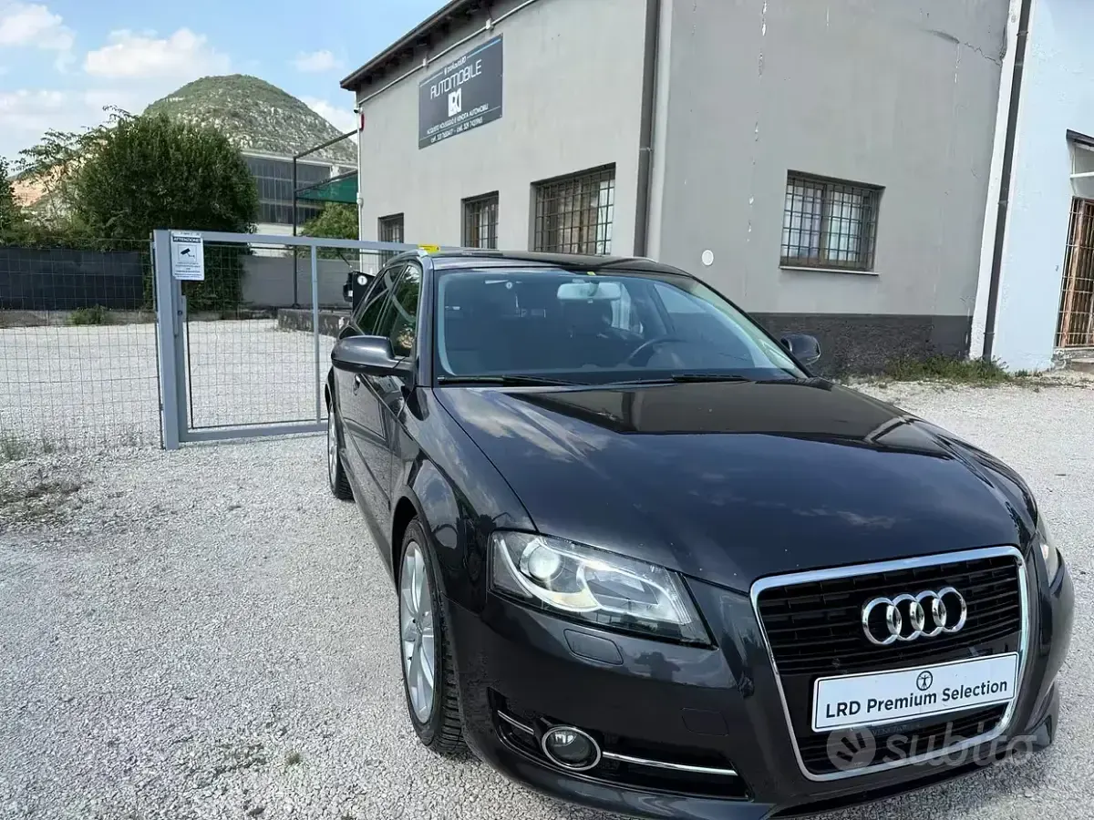 Usata Audi A3 Ambition 140 CV (102 kW) 2011 Nero Utilitaria