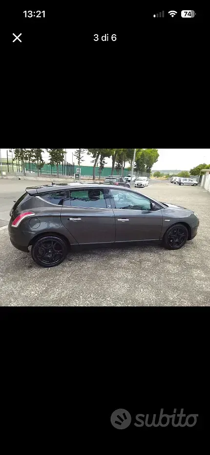 Usata Lancia Delta 120 CV (88 kW) 2014 Grigio Utilitaria