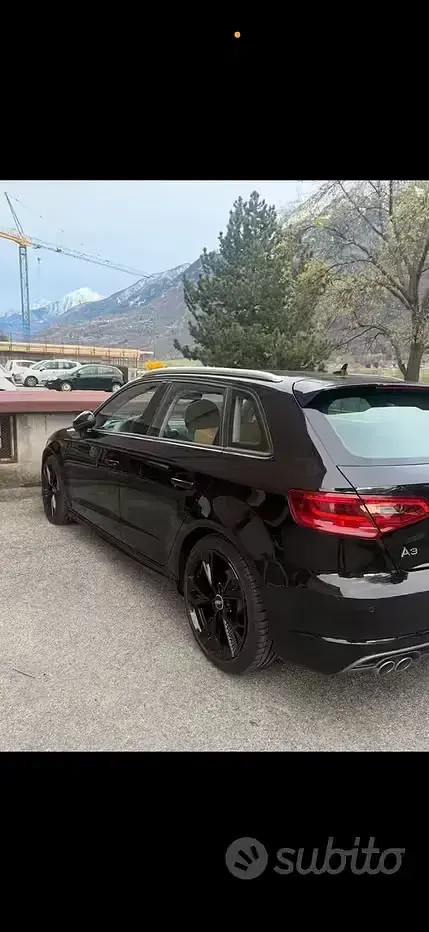 Usata Audi A3 S-Line 150 CV (110 kW) 2015 Nero Berlina