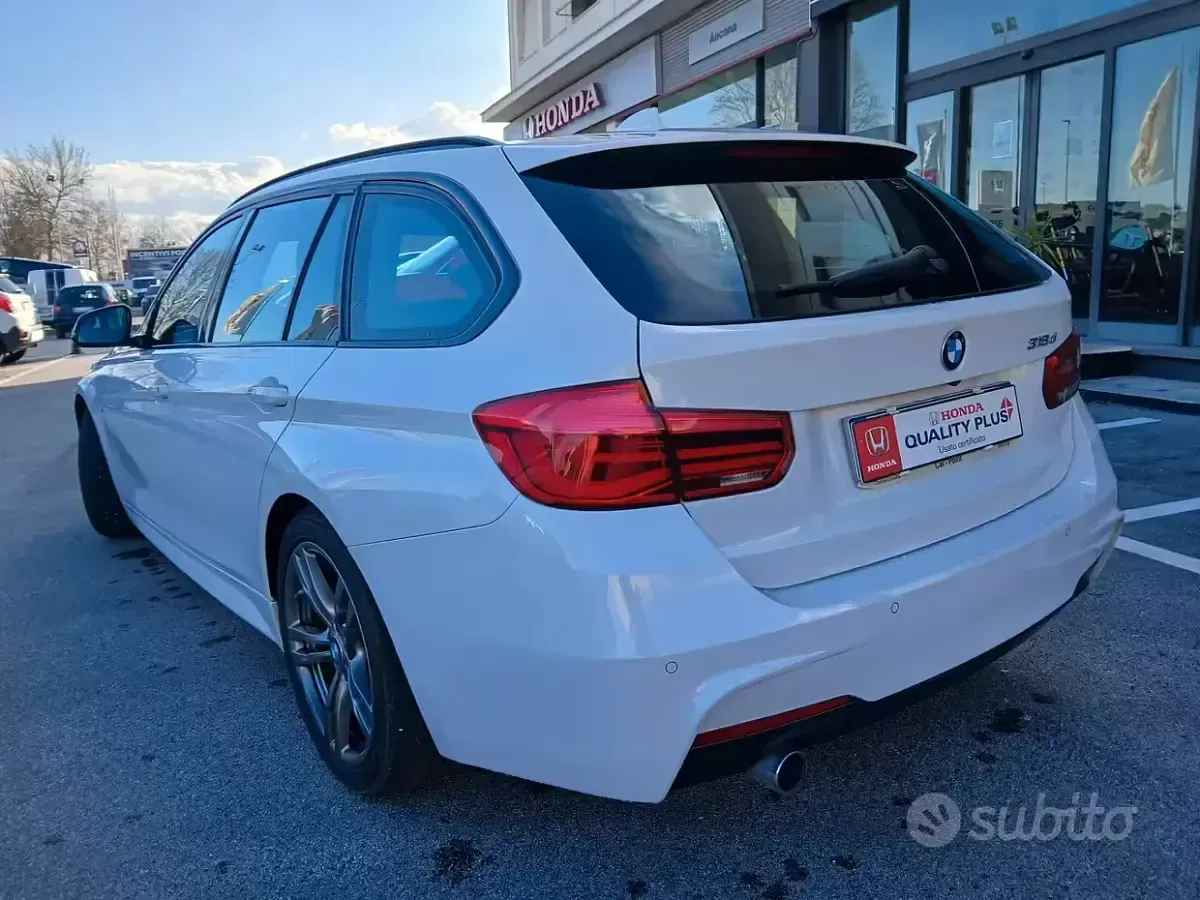 Usata BMW 318 M Sport 150 CV (110 kW) 2018 Bianco Station wagon