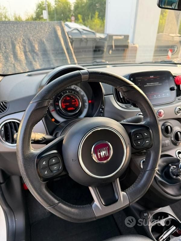 Usata Fiat 500S S 69 CV (50 kW) 2018 Bianco Berlina