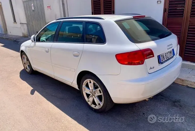 Usata Audi A3 140 CV (102 kW) 2008 Bianco Utilitaria