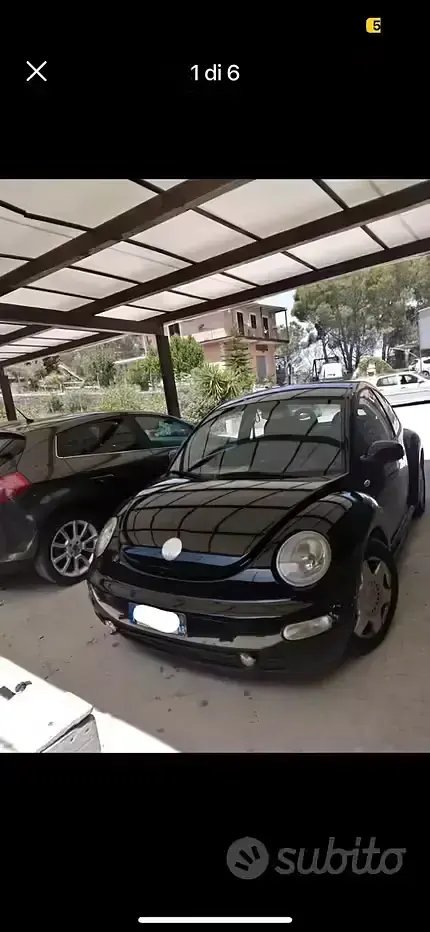 Usata VW New Beetle 90 CV (66 kW) 2000 Nero Utilitaria