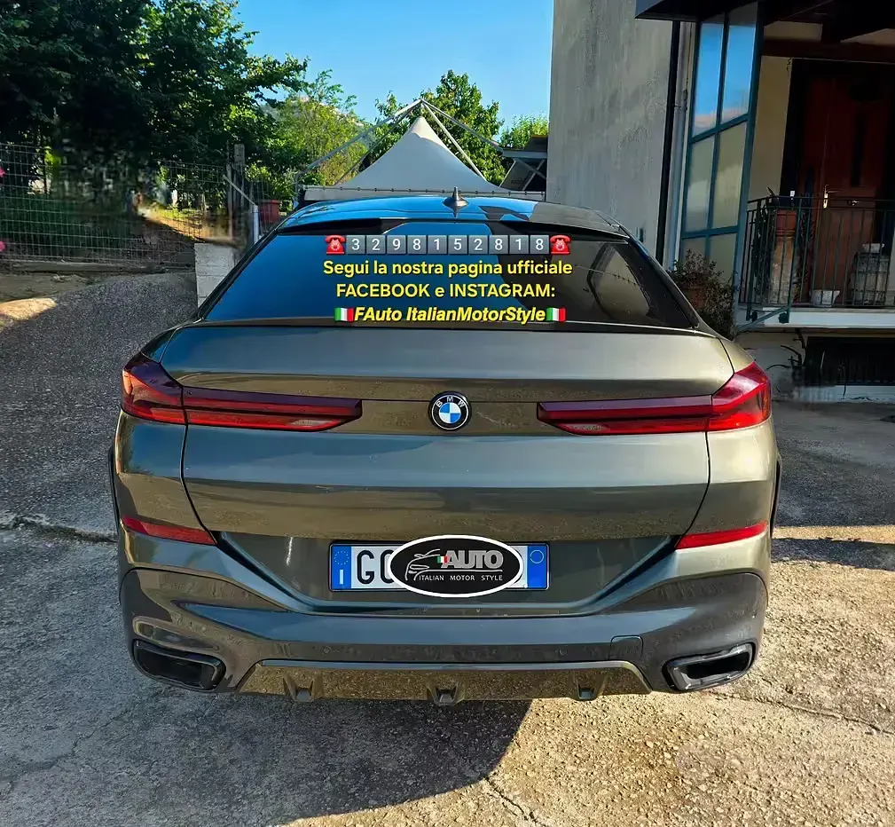 Usata BMW X6 M50 400 CV (294 kW) 2020 Grigio SUV