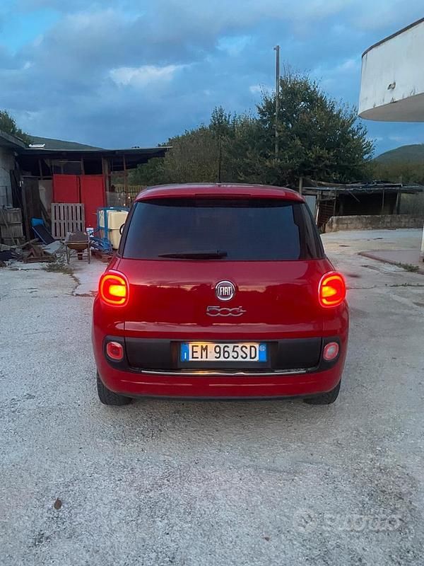 Usata Fiat 500L 95 CV (69 kW) 2012 Rosso Monovolume