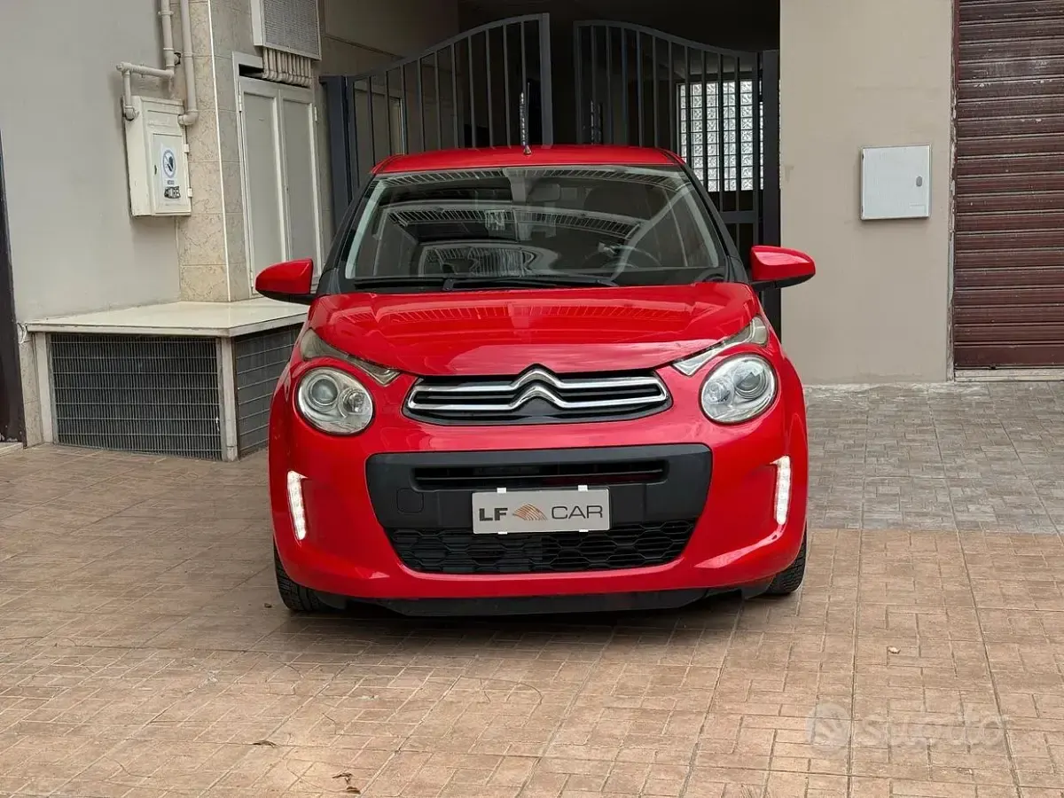 Usata Citroën C1 Shine 69 CV (50 kW) 2016 Rosso Utilitaria