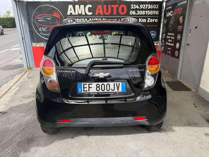 Usata Chevrolet Spark LS 68 CV (50 kW) 2010 Nero Utilitaria