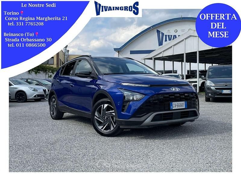 Blu/azzurro Usata 2024 Hyundai Bayon SUV | 15.900 € (Buon prezzo) - Immagine 1/4