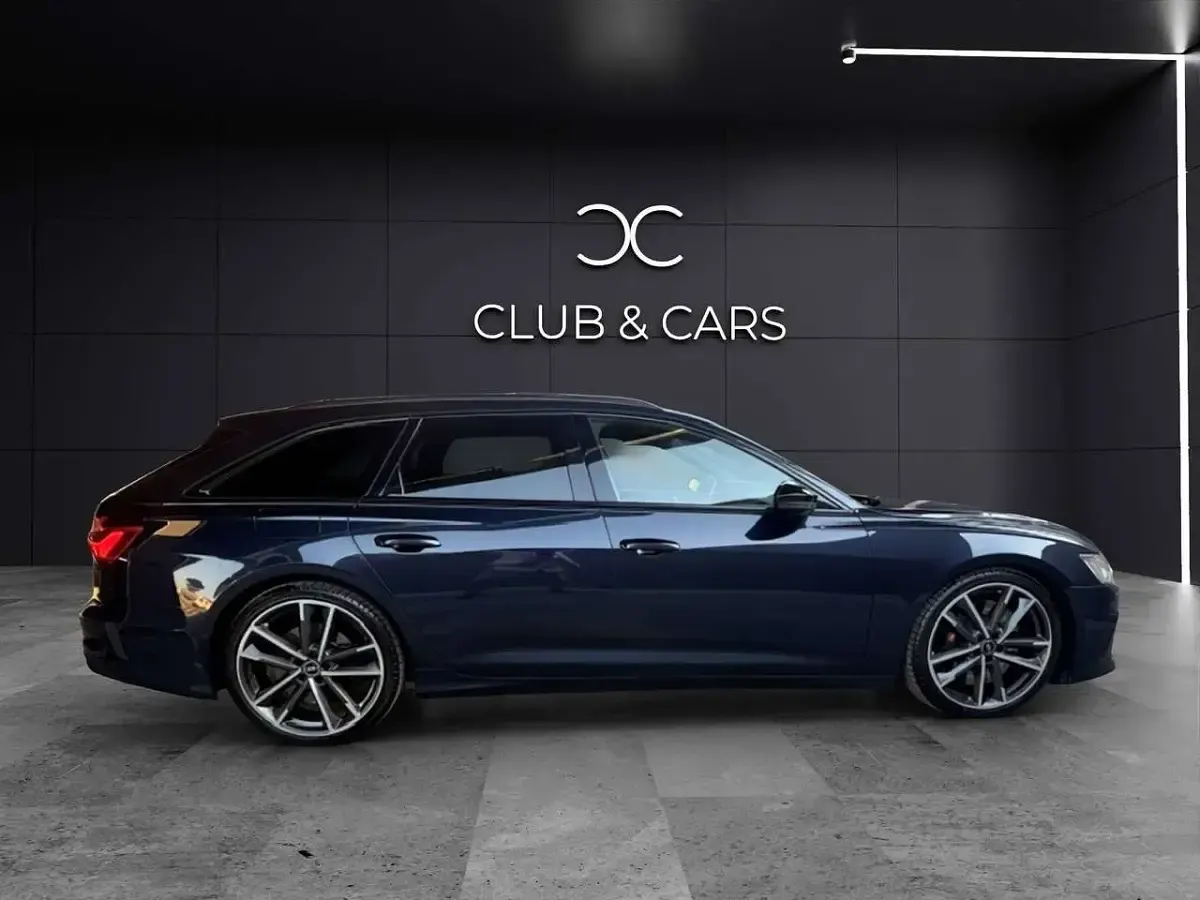 Usata Audi A6 S-Line 344 CV (253 kW) 2021 Blu firmamento perla Station wagon