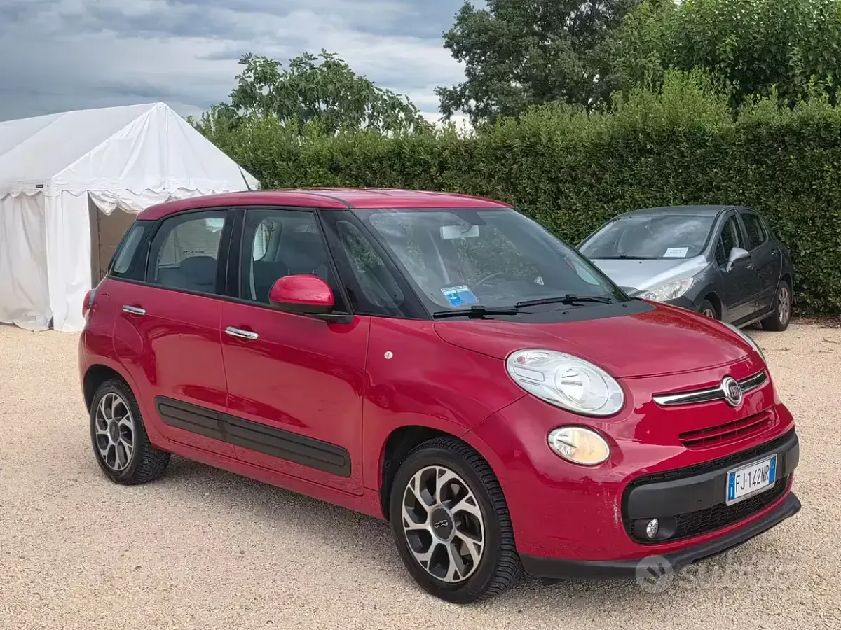 Usata Fiat 500L 95 CV (69 kW) 2017 Rosso Monovolume