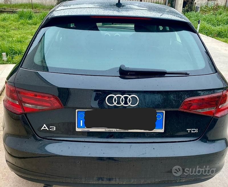 Usata Audi A3 110 CV (80 kW) 2015 Nero Berlina