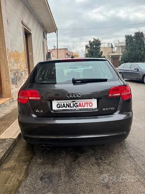 Usata Audi A3 Ambition 140 CV (102 kW) 2009 Nero Utilitaria