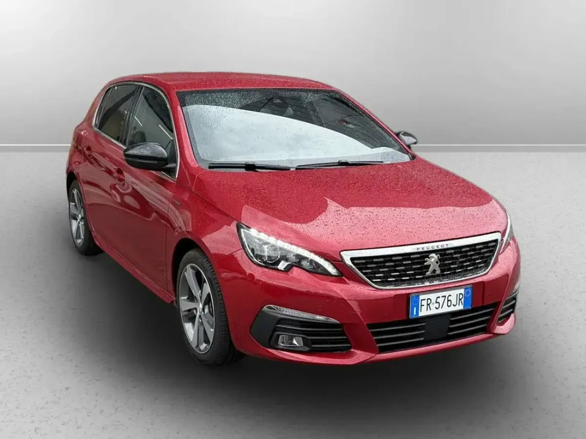 Usata Peugeot 308 GT-line 131 CV (96 kW) 2018 Rosso Berlina