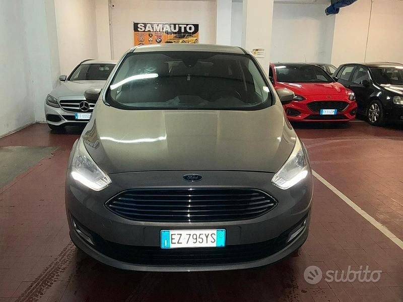 Usata Ford C-MAX Titanium 125 CV (91 kW) 2015 Grigio Monovolume