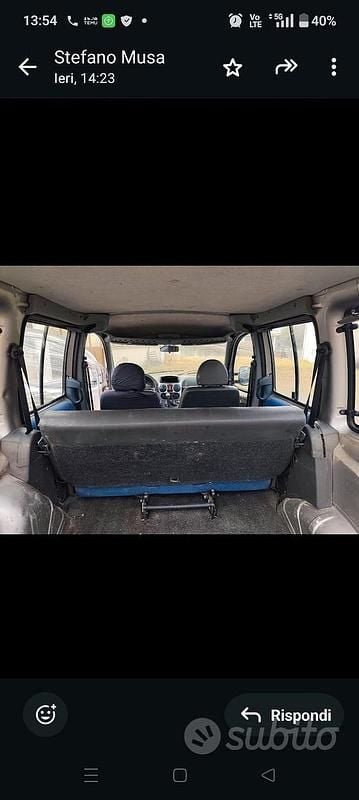 Usata Fiat Doblò 2001 Grigio Monovolume