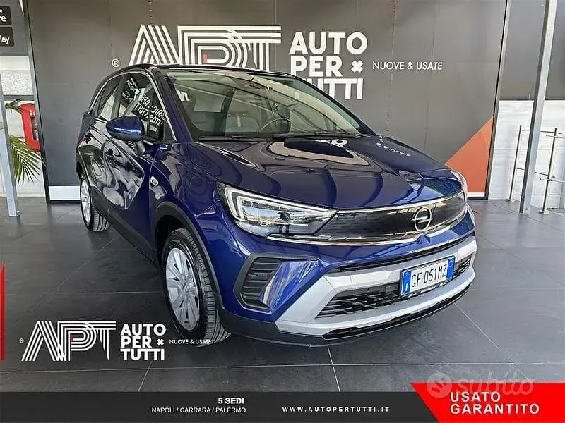 Usata Opel Crossland Elegance 110 CV (80 kW) 2021 Blu SUV