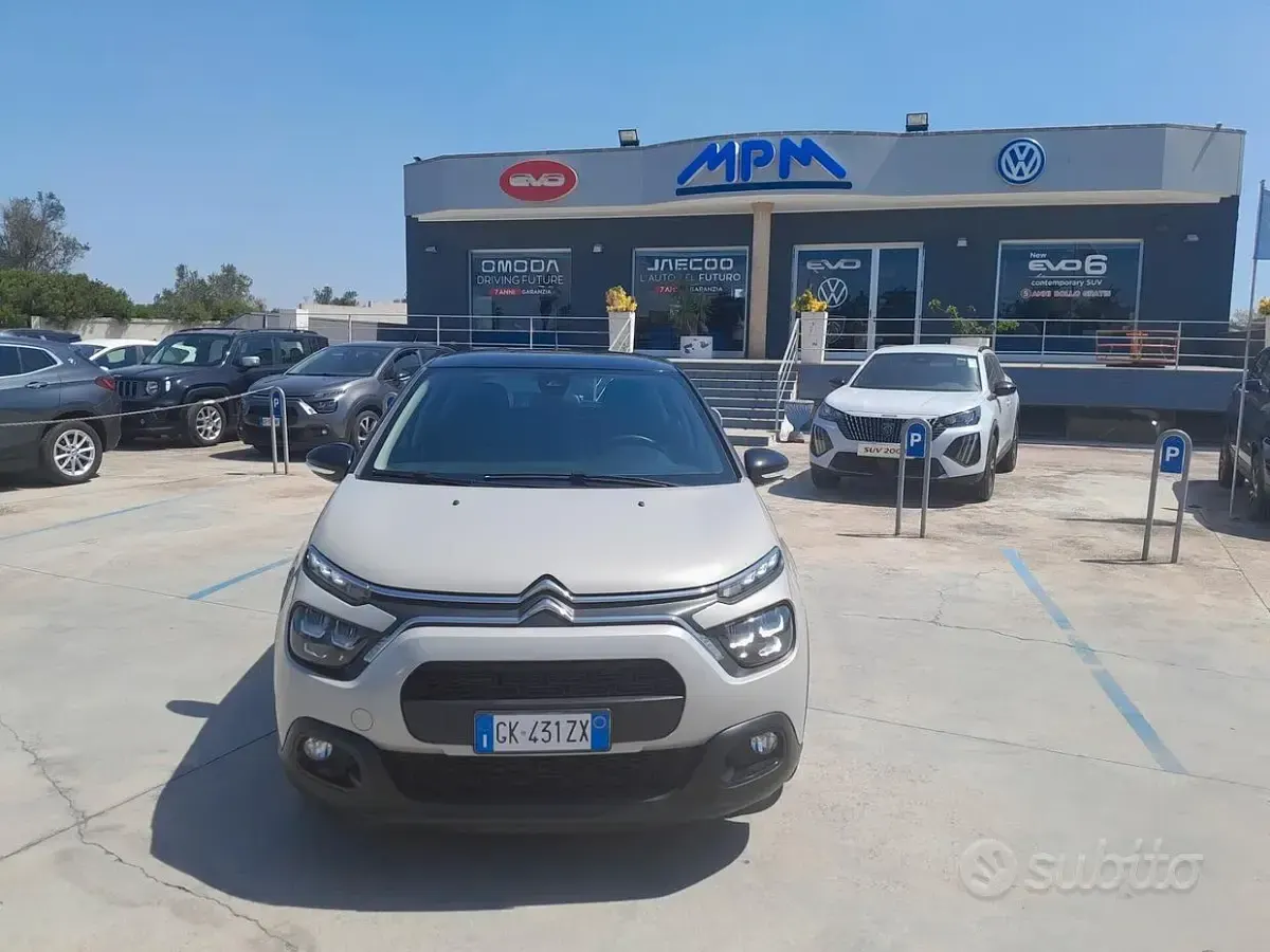 Usata Citroën C3 Shine 83 CV (61 kW) 2022 Grigio Utilitaria