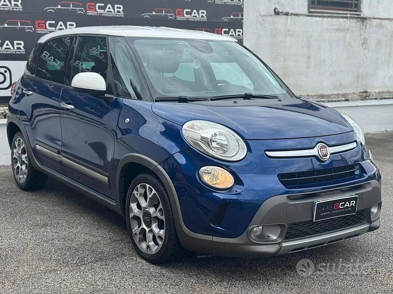 Usata Fiat 500L Trekking 105 CV (77 kW) 2016 Blu Monovolume