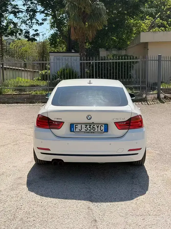 Usata BMW 420 Sport Line 190 CV (139 kW) 2016 Bianco Coupé