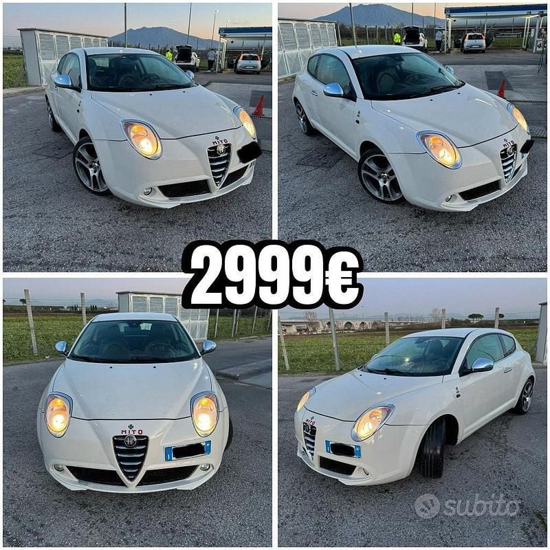 Usata Alfa Romeo MiTo Progression 120 CV (88 kW) 2010 Bianco Utilitaria