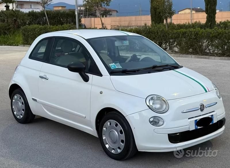 Usata Fiat 500 69 CV (50 kW) 2010 Bianco Berlina