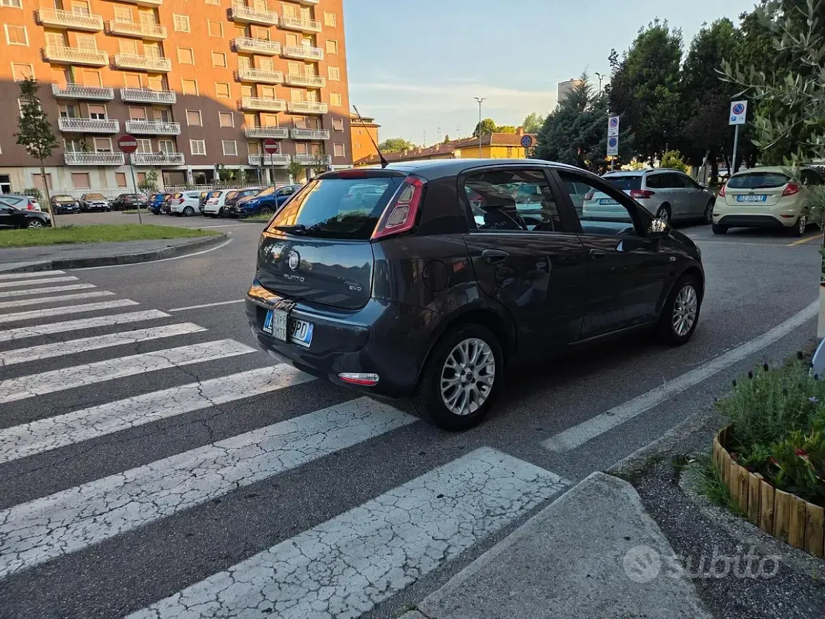 Usata Fiat Punto Evo S 95 CV (69 kW) 2011 Marrone Utilitaria