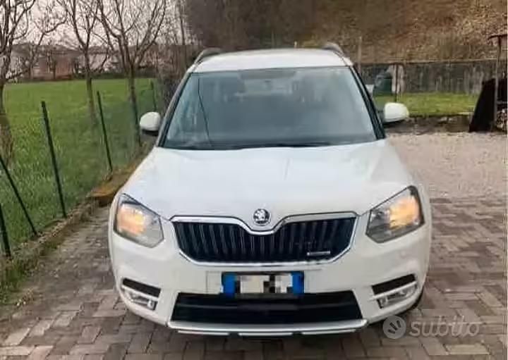 Usata Skoda Yeti GreenLine 105 CV (77 kW) 2012 Bianco SUV