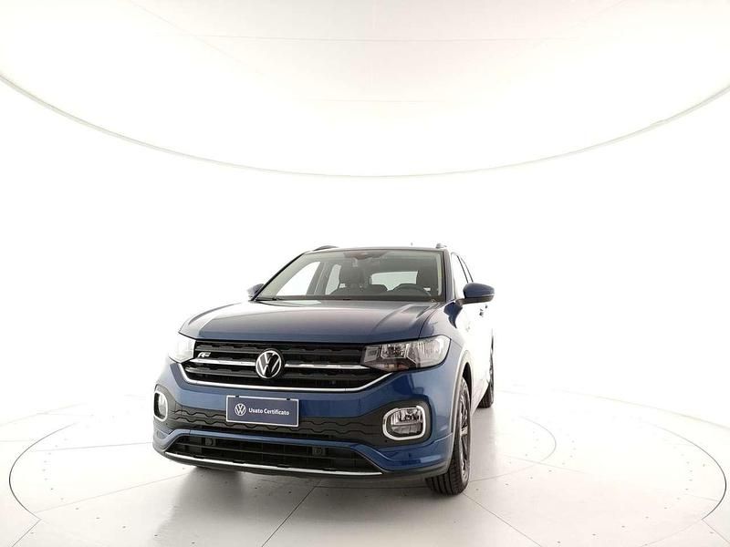0a reef blue metallizzato Usata 2022 VW T-Cross Sportline SUV | 19.700 € (Buon prezzo) - Immagine 1/4