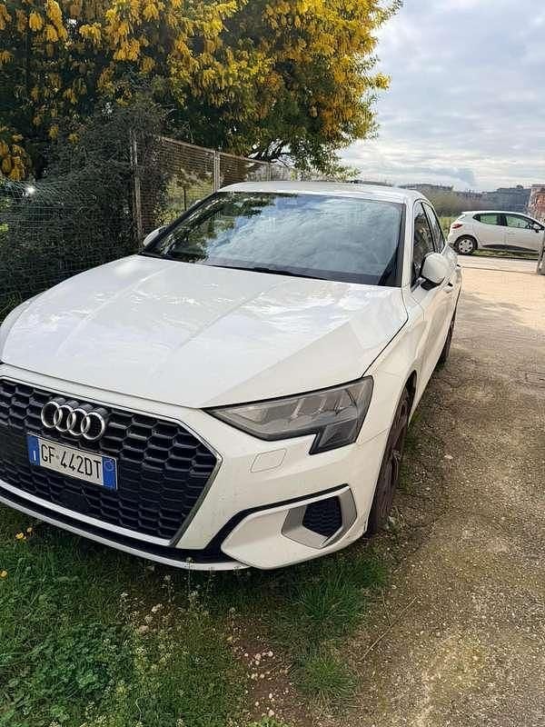 Usata Audi A3 Advanced 150 CV (110 kW) 2021 Bianco Berlina