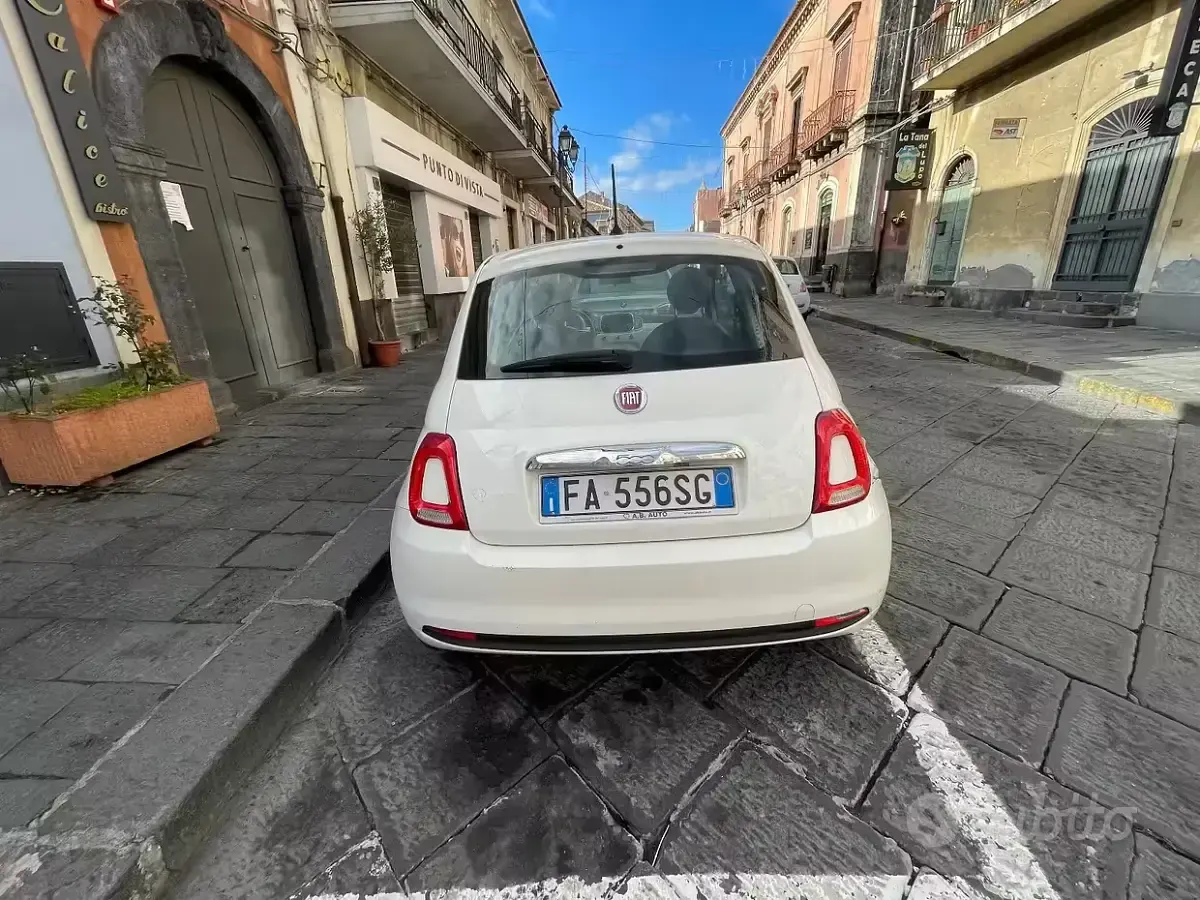 Usata Fiat 500 69 CV (50 kW) 2015 Bianco Berlina