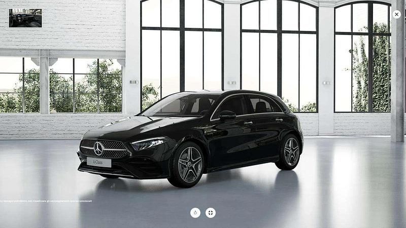 Usata Mercedes A180 Advanced Plus 136 CV (100 kW) 2025 Nero notte Berlina