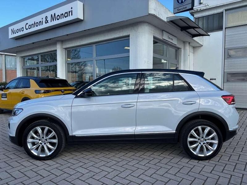 Usata VW T-Roc Advance 150 CV (110 kW) 2019 White silver met SUV