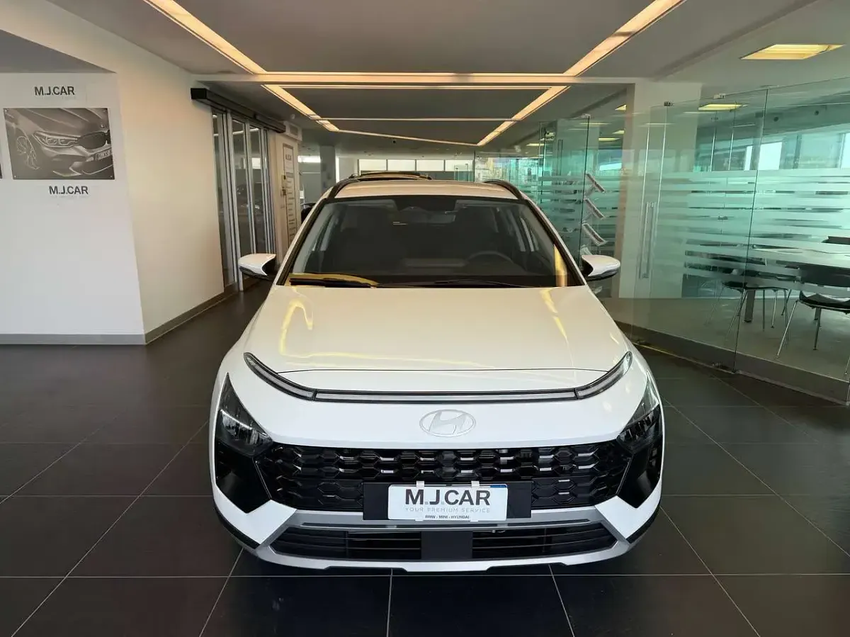 Nuova Hyundai Bayon 90 CV (66 kW) 2026 Atlas white SUV